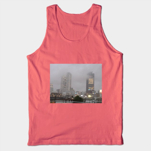 Cloudy Tokyo Tank Top by Stephfuccio.com